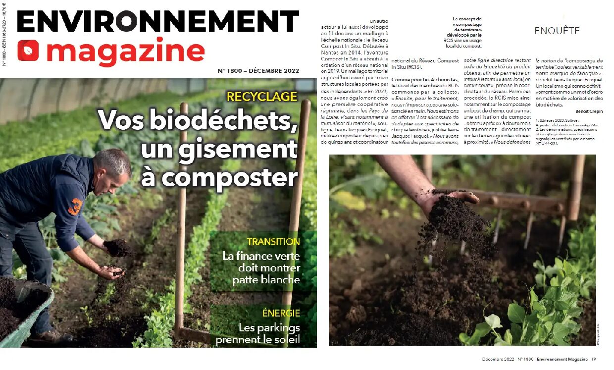 Environnement Magazine (12/2022) : dossier compost