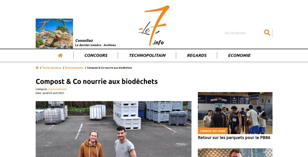 LE 7 (3/04/25) : Compost & Co nourrie aux biodéchets