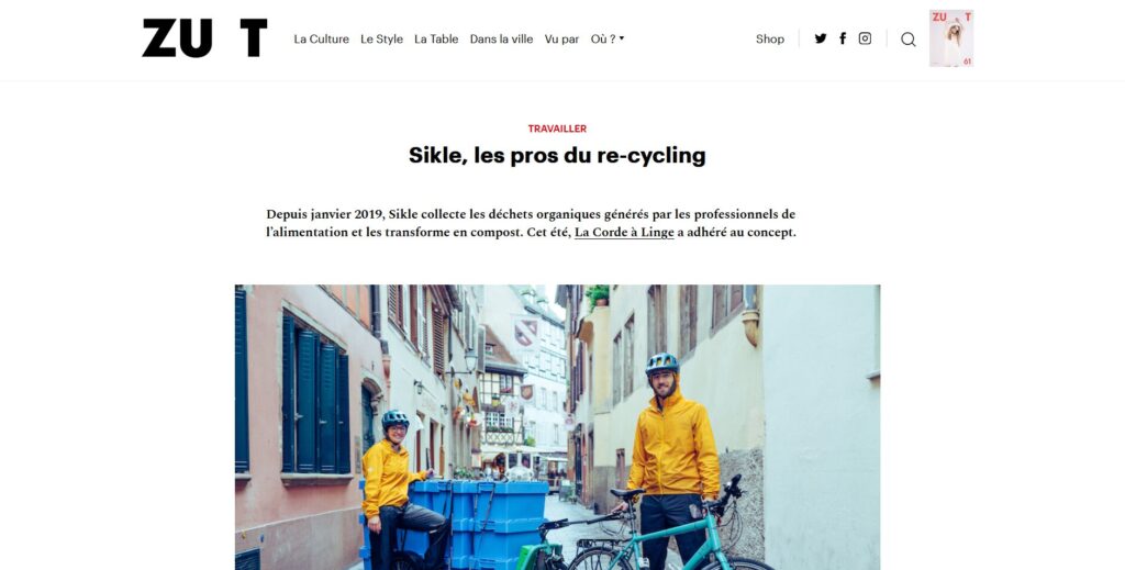 ZU T : Sikle, les pros du re-cycling
