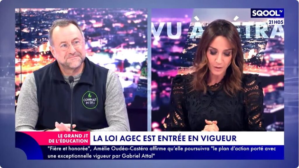 SQOOL TV  (12/1/2024) : interview en plateau