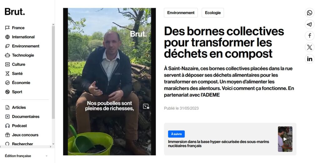Brut (05/2023) : Point d'apport volontaire à Saint-Nazaire